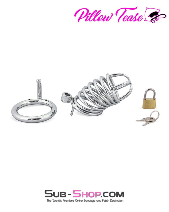 3749M      Cock Blocker Locking Steel Tease and Torment Chastity Cock Cage Chastity   , Sub-Shop.com Bondage and Fetish Superstore