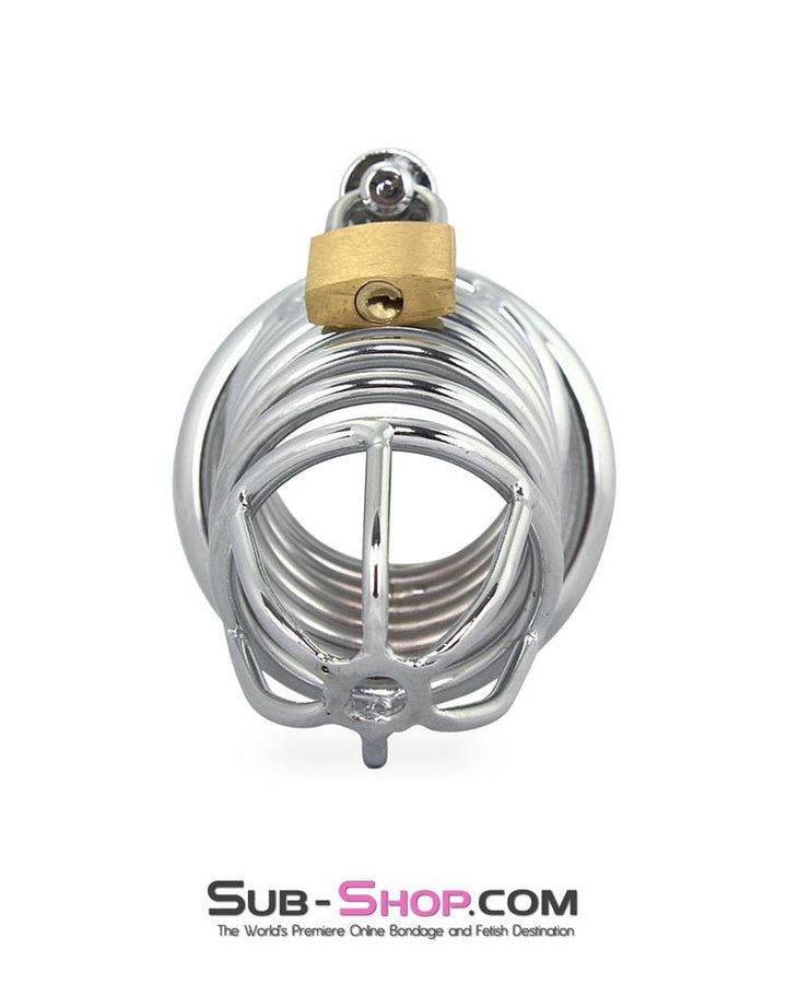 3749M      Cock Blocker Locking Steel Tease and Torment Chastity Cock Cage Chastity   , Sub-Shop.com Bondage and Fetish Superstore