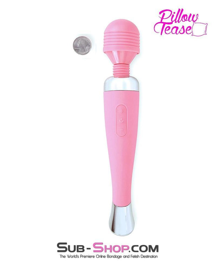 3766E      Waterproof 10 Function USB Rechargeable Pink Fairy Magic Wand Vibrator - LAST CHANCE - Final Closeout! MEGA Deal   , Sub-Shop.com Bondage and Fetish Superstore