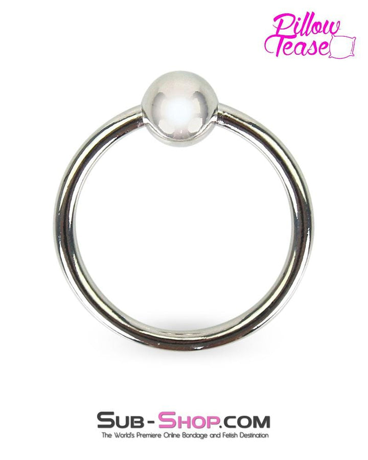 3845M      Steel Balled Cock Head Ring - MEGA Deal MEGA Deal   , Sub-Shop.com Bondage and Fetish Superstore