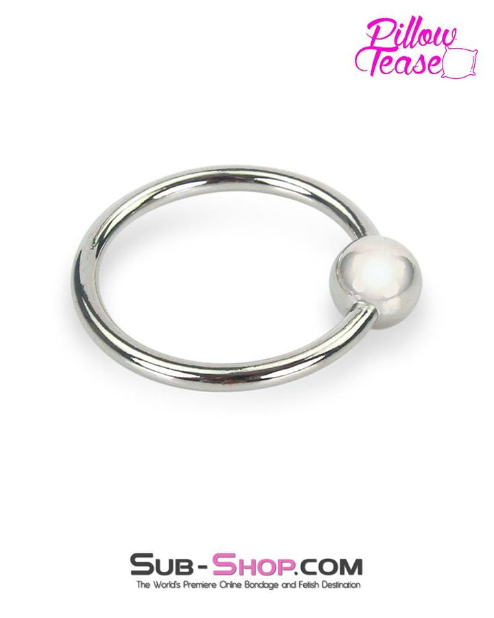 3845M      Steel Balled Cock Head Ring - MEGA Deal MEGA Deal   , Sub-Shop.com Bondage and Fetish Superstore