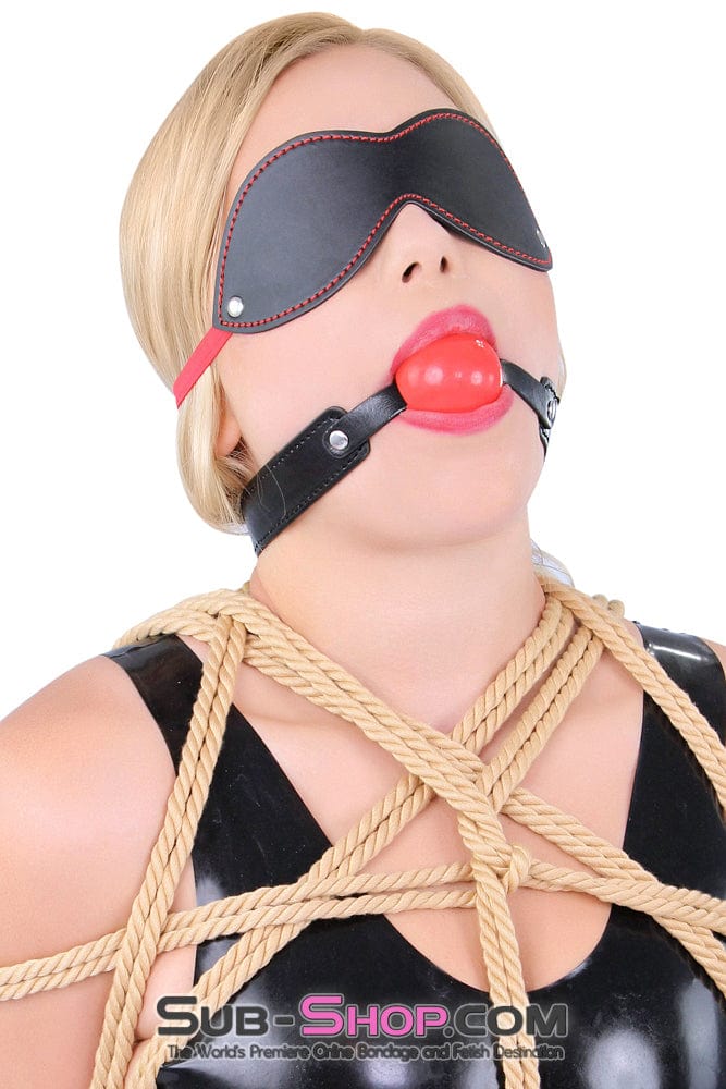 8947DL      Bondage Basics Beginner’s Red Rubber Ball Gag - MEGA Deal Black Friday Blowout   , Sub-Shop.com Bondage and Fetish Superstore