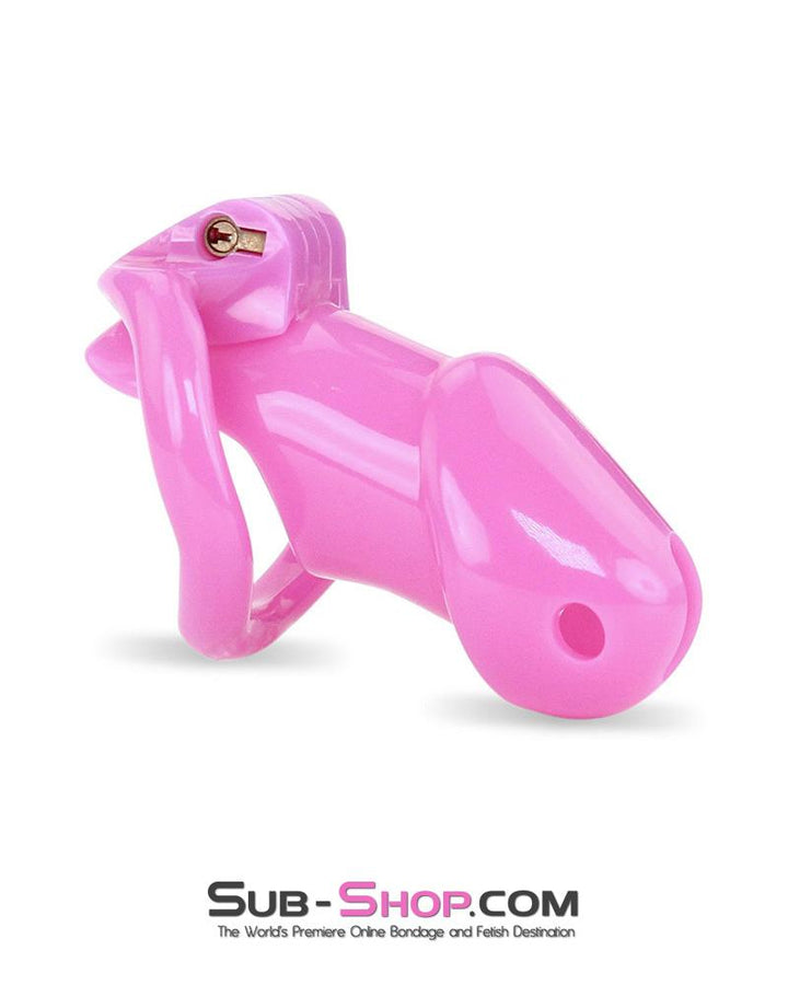 0395AE      Hot Pink Head High Security Male Chastity Sensation Device - MEGA Deal MEGA Deal   , Sub-Shop.com Bondage and Fetish Superstore