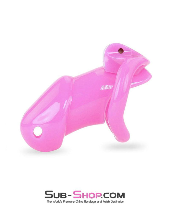 0395AE      Hot Pink Head High Security Male Chastity Sensation Device - MEGA Deal MEGA Deal   , Sub-Shop.com Bondage and Fetish Superstore