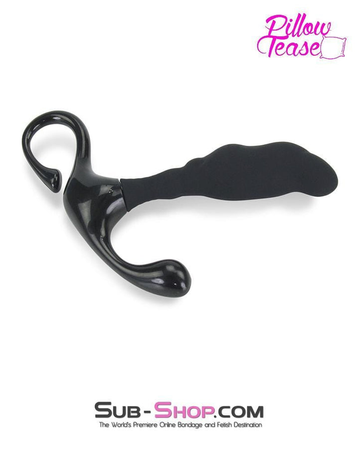 0422E-SIS      Sissy Bitch Black Silicone Prostate Massager Sissy   , Sub-Shop.com Bondage and Fetish Superstore