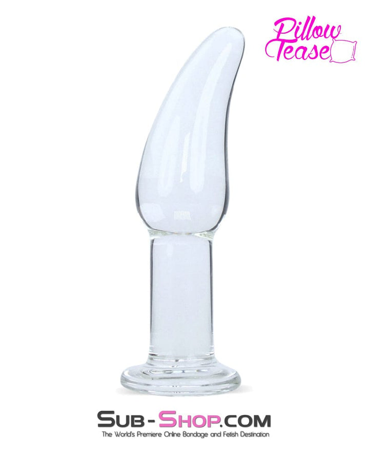 0442E      Flare Tip Glass Anal Plug - LAST CHANCE - Final Closeout! MEGA Deal   , Sub-Shop.com Bondage and Fetish Superstore