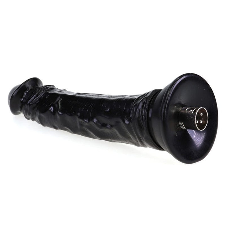 4602M      Fucking Machine Realistic Dildo Attachment, Black 9.8” Dildo   , Sub-Shop.com Bondage and Fetish Superstore