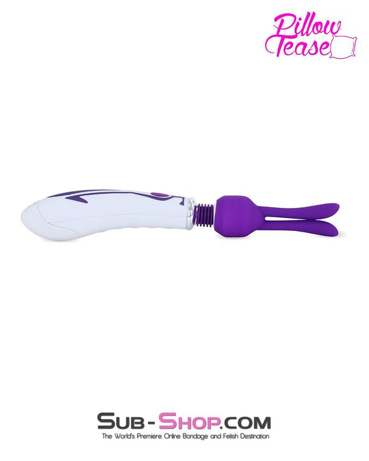 0474E      Purple Mini Wand Rabbit Ears Stimulator Tip Attachment - LAST CHANCE - Final Closeout! MEGA Deal   , Sub-Shop.com Bondage and Fetish Superstore