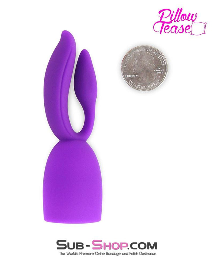 0475E      Purple Mini Wand Clit Tickler Tip Attachment - LAST CHANCE - Final Closeout! MEGA Deal   , Sub-Shop.com Bondage and Fetish Superstore