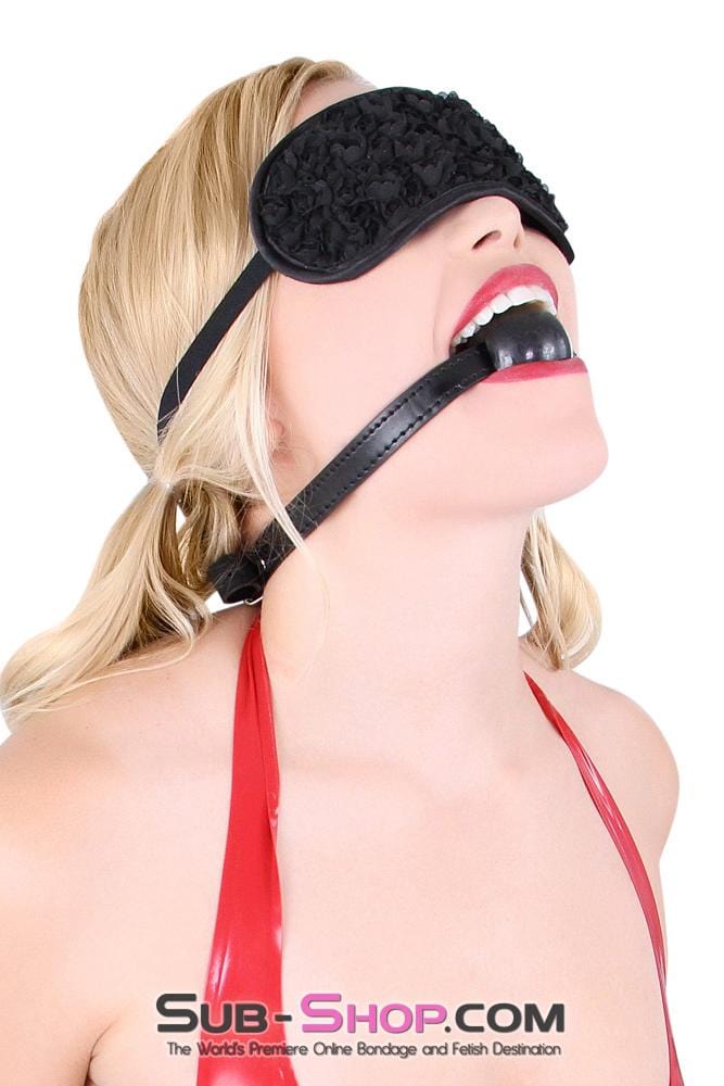 0508RS      Black Lace Roses Love Mask Blindfold Blindfold   , Sub-Shop.com Bondage and Fetish Superstore