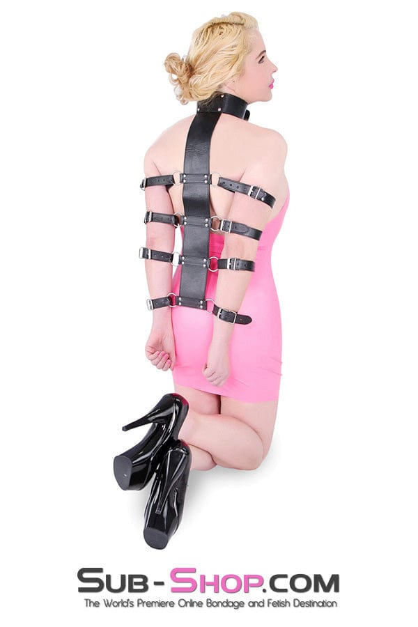 0514HS      Behind the Back Armbinder Trainer with Collar Set Armbinder   , Sub-Shop.com Bondage and Fetish Superstore