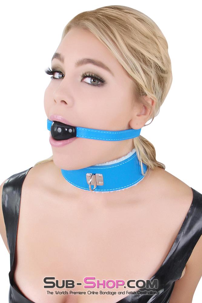 8845MQ      Tantric Blue Strap Beginner Rubber Ball Gag - MEGA Deal MEGA Deal   , Sub-Shop.com Bondage and Fetish Superstore