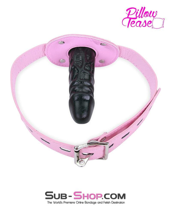 5731RS-SIS      Sissy Boi Princess Pink Kinky Mistress Deep Throat Trainer Locking 4" Penis Gag Sissy   , Sub-Shop.com Bondage and Fetish Superstore