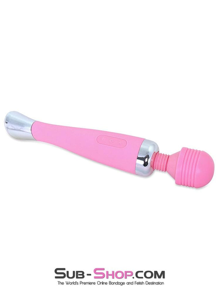 5766M      Waterproof 10 Function USB Rechargeable Pink Magic Wand Vibrator - LAST CHANCE - Final Closeout! MEGA Deal   , Sub-Shop.com Bondage and Fetish Superstore