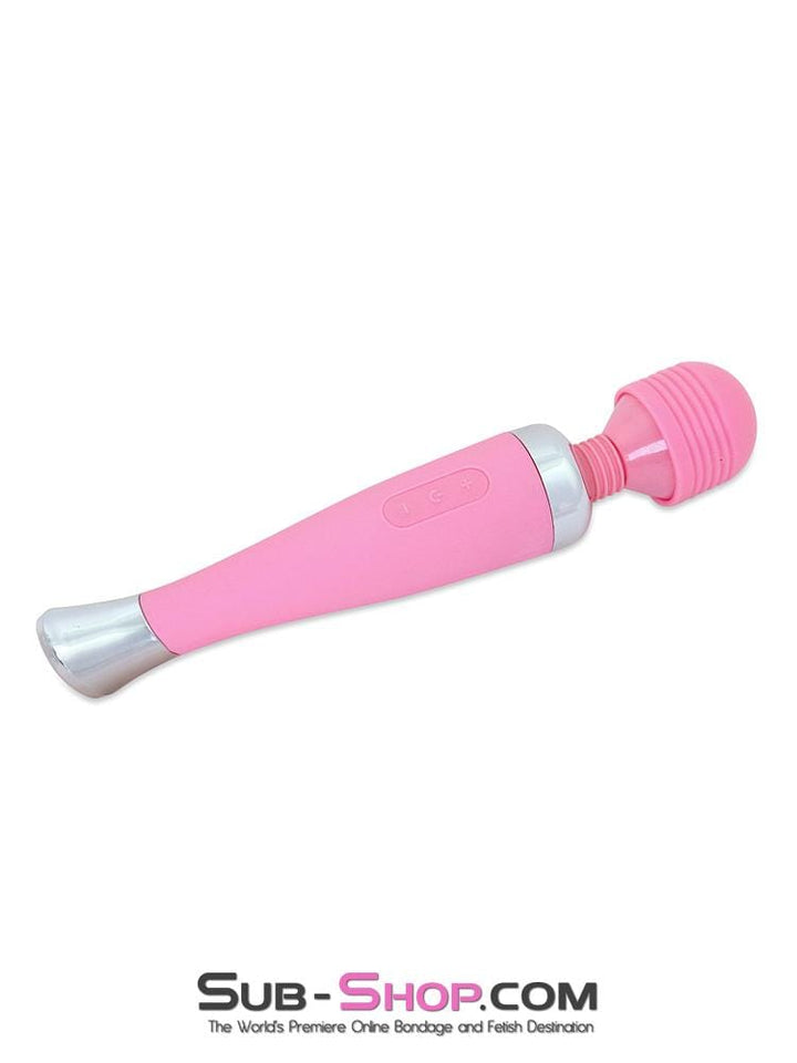 5766M      Waterproof 10 Function USB Rechargeable Pink Magic Wand Vibrator - LAST CHANCE - Final Closeout! MEGA Deal   , Sub-Shop.com Bondage and Fetish Superstore