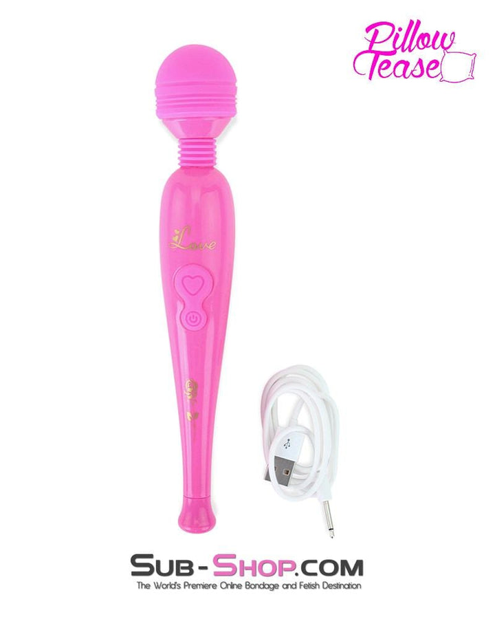 5771M      Rechargeable 10 Function Rose Wand Vibrator - LAST CHANCE - Final Closeout! MEGA Deal   , Sub-Shop.com Bondage and Fetish Superstore