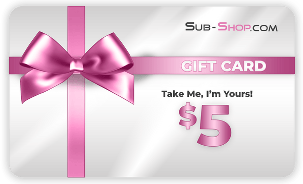 $5.00 Gift Card Gift Card   , Sub-Shop.com Bondage and Fetish Superstore