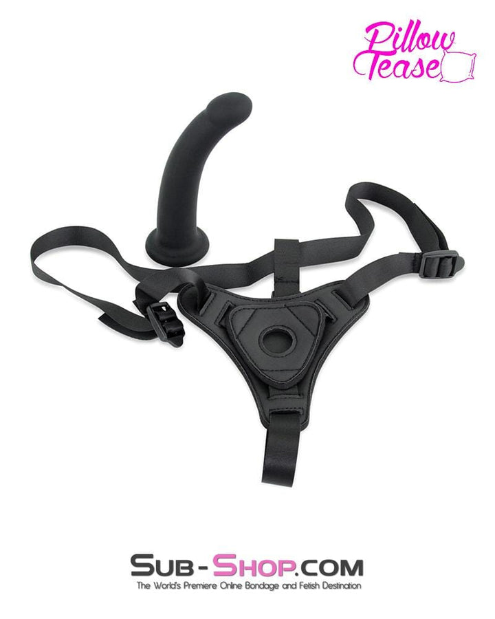 6171M      G Spot Pegger Strap On Silicone Dildo and Soft Harness Set Strap On   , Sub-Shop.com Bondage and Fetish Superstore