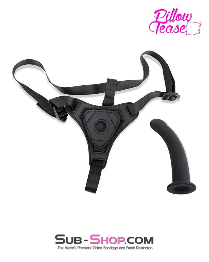 6171M      G Spot Pegger Strap On Silicone Dildo and Soft Harness Set Strap On   , Sub-Shop.com Bondage and Fetish Superstore