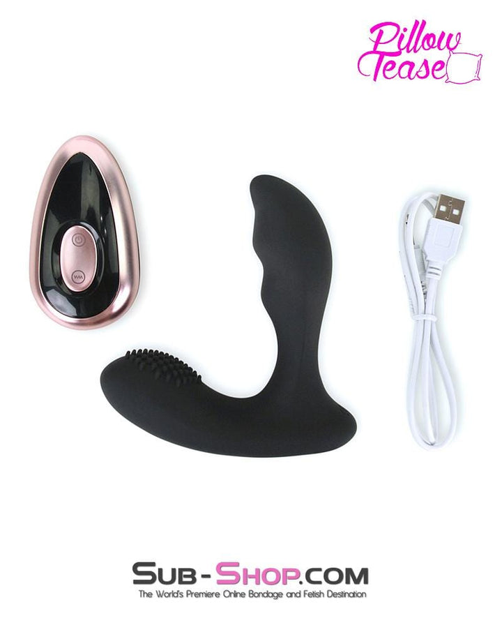 0651E      Rechargeable Waterproof Silicone Perineum and Prostate Anal Vibrator - MEGA Deal MEGA Deal   , Sub-Shop.com Bondage and Fetish Superstore