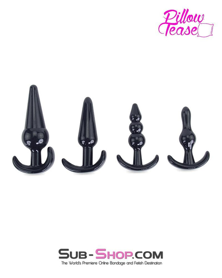 6815M      <b>BOGO!</b> 4 Piece Anal Trainer Butt Plug Set Butt Plug   , Sub-Shop.com Bondage and Fetish Superstore