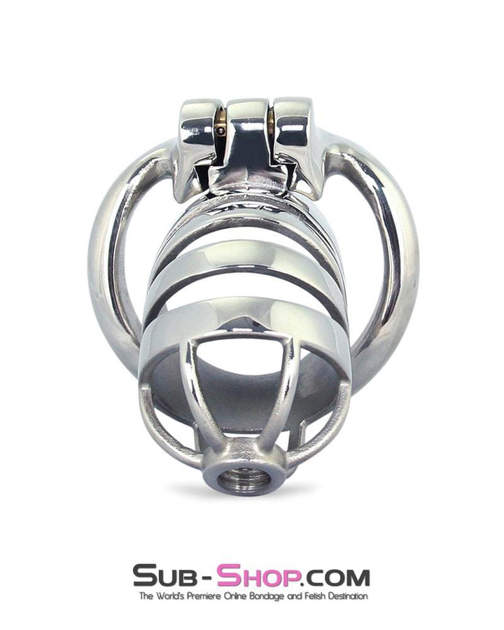 6882M      Alcatraz Steel Total Cock Cage Tease and Denial Chastity Device Chastity   , Sub-Shop.com Bondage and Fetish Superstore