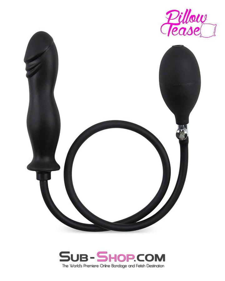 6940M      Inflatable Black 6” Rubber Dong - MEGA Deal MEGA Deal   , Sub-Shop.com Bondage and Fetish Superstore