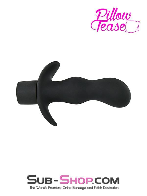 6947M      Vibrating Black Silicone Prostate Pleaser - LAST CHANCE - Final Closeout! MEGA Deal   , Sub-Shop.com Bondage and Fetish Superstore