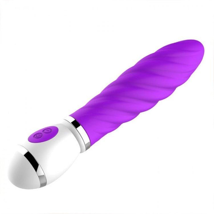 7000M      Rechargeable 12 Function Rotating Purple Twist Vibrator Vibrators   , Sub-Shop.com Bondage and Fetish Superstore