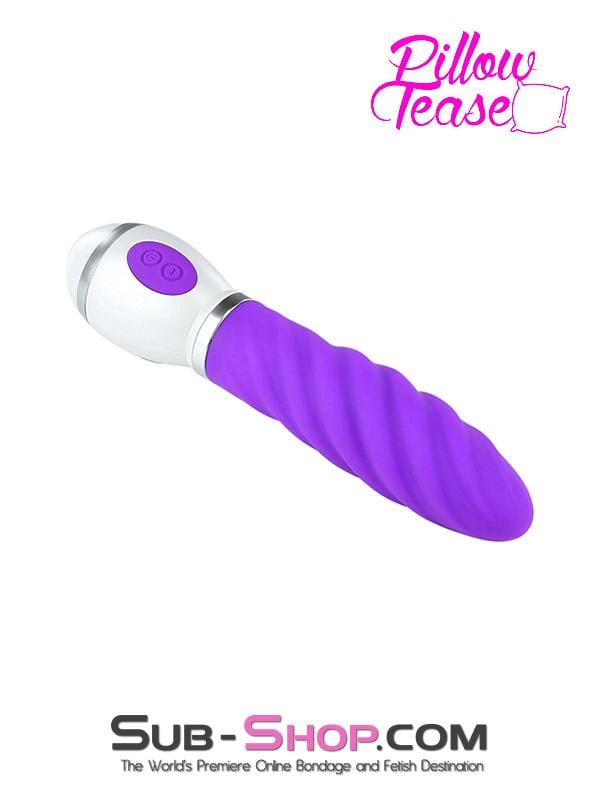 7000M      Rechargeable 12 Function Rotating Purple Twist Vibrator Vibrators   , Sub-Shop.com Bondage and Fetish Superstore