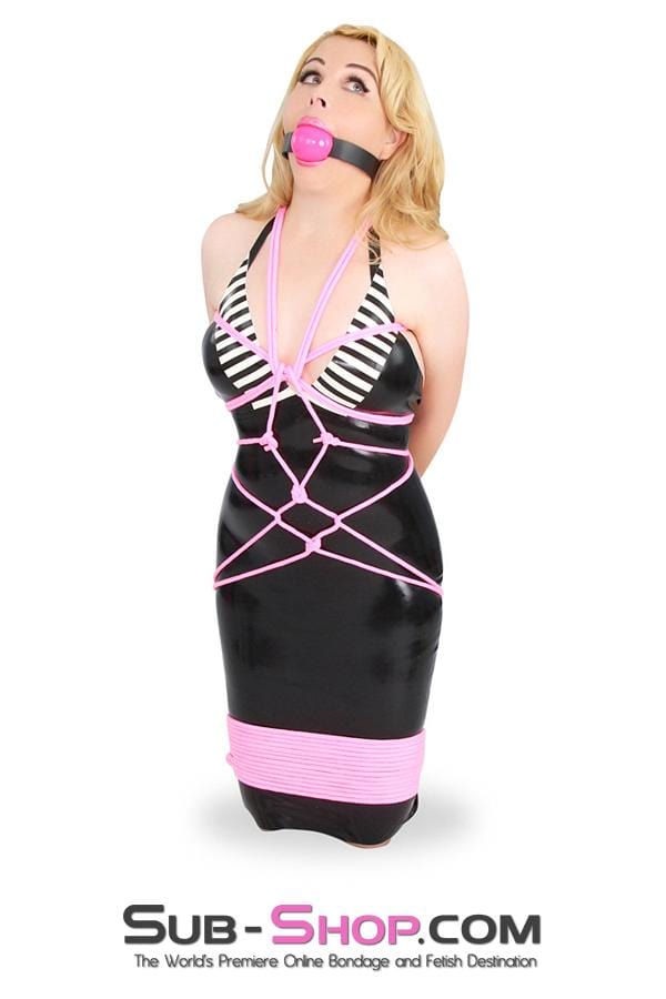 7043RC      Puur-fectly Pink Soft Cotton Braided Bondage Rope, 32 Ft - MEGA Deal Black Friday Blowout   , Sub-Shop.com Bondage and Fetish Superstore