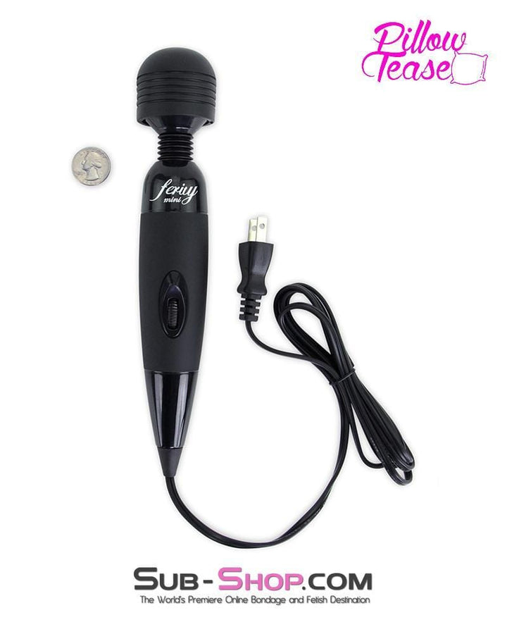 7139M      Black Fairy Mini Wand Massager - LAST CHANCE - Final Closeout! MEGA Deal   , Sub-Shop.com Bondage and Fetish Superstore