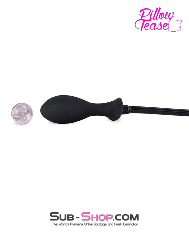 7188M      Inflatable Anal Plug with Metal Vibro Ball Inside Butt Plug   , Sub-Shop.com Bondage and Fetish Superstore