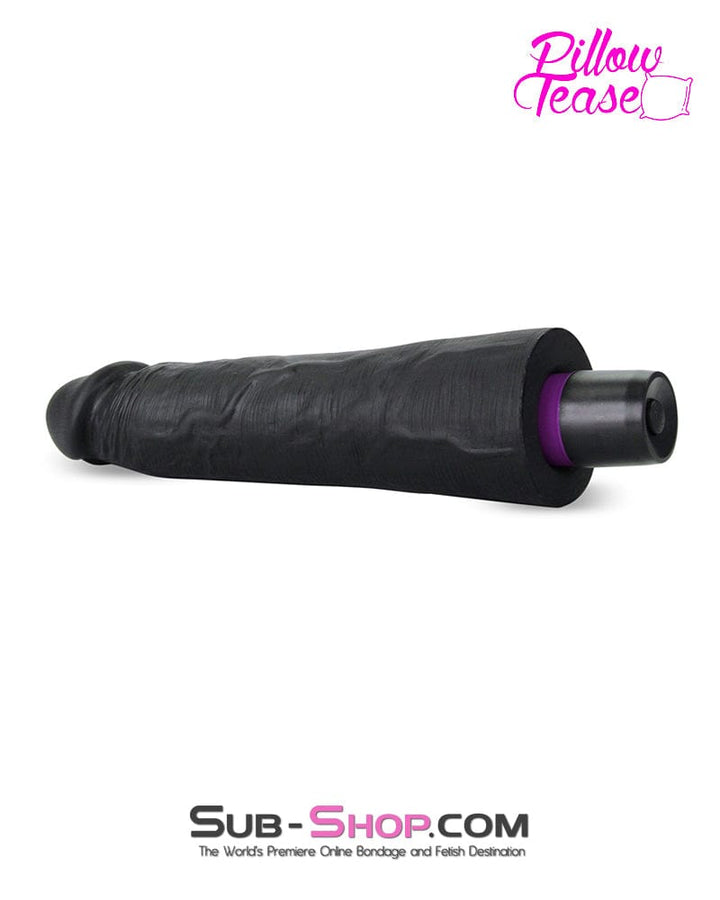 7324M-SIS      Sissy Boy Super-soft 9" Black Silicone Dildo Vibrator Sissy   , Sub-Shop.com Bondage and Fetish Superstore