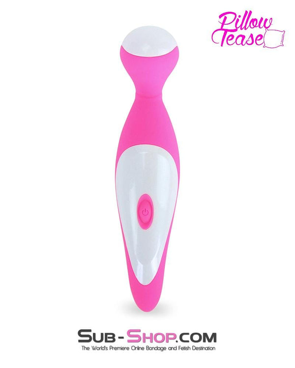 7351M      Rechargeable 7 Function Overdrive Pink Silicone Magic Wand Stimulator - LAST CHANCE - Final Closeout! MEGA Deal   , Sub-Shop.com Bondage and Fetish Superstore