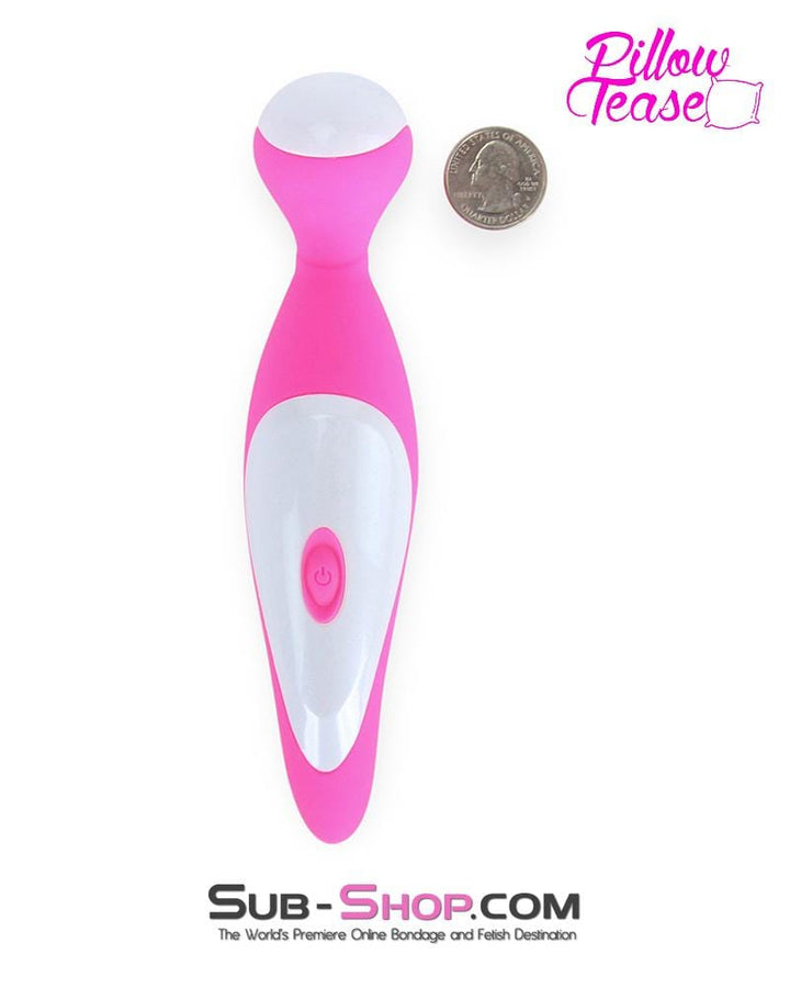 7351M      Rechargeable 7 Function Overdrive Pink Silicone Magic Wand Stimulator - LAST CHANCE - Final Closeout! MEGA Deal   , Sub-Shop.com Bondage and Fetish Superstore