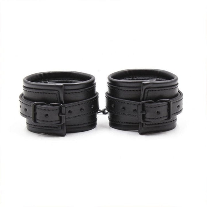 7389M      Dark Side Padded Matte Black Wrist Bondage Cuffs Cuffs   , Sub-Shop.com Bondage and Fetish Superstore