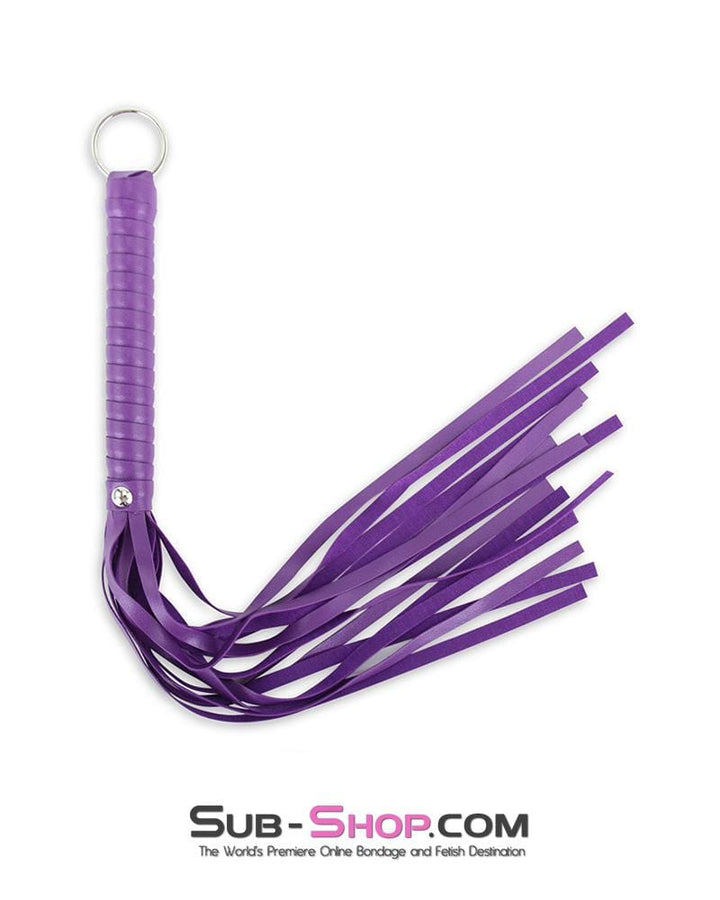 7798MQ      Vegan Leather Purple Seduction Whip - LAST CHANCE - Final Closeout! MEGA Deal   , Sub-Shop.com Bondage and Fetish Superstore