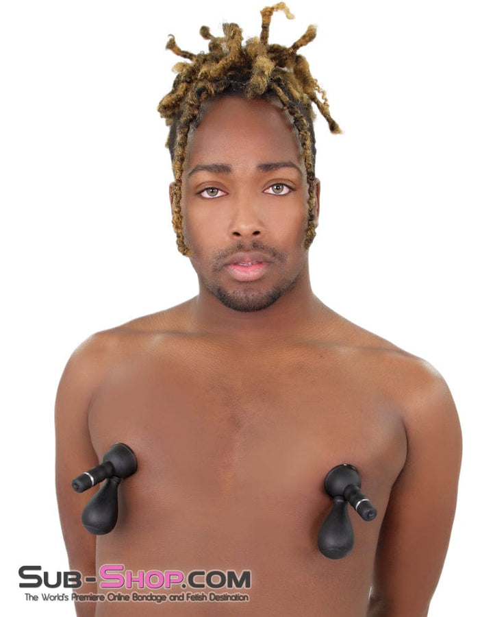 7809M      Wireless Waterproof Vibrating Nipple Suction Cups with Stimulators, Set of 2 - MEGA Deal MEGA Deal   , Sub-Shop.com Bondage and Fetish Superstore