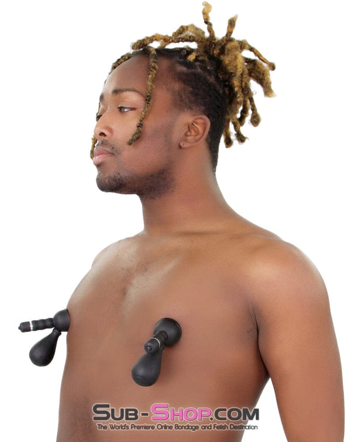 7809M      Wireless Waterproof Vibrating Nipple Suction Cups with Stimulators, Set of 2 - MEGA Deal MEGA Deal   , Sub-Shop.com Bondage and Fetish Superstore