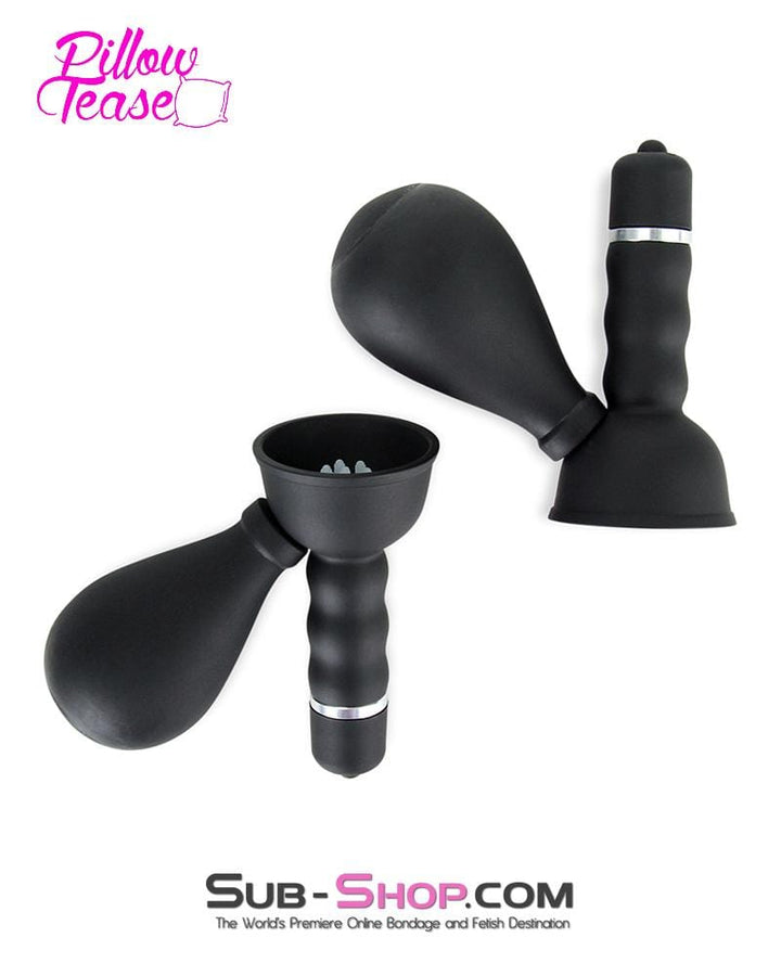 7809M      Wireless Waterproof Vibrating Nipple Suction Cups with Stimulators, Set of 2 - MEGA Deal MEGA Deal   , Sub-Shop.com Bondage and Fetish Superstore