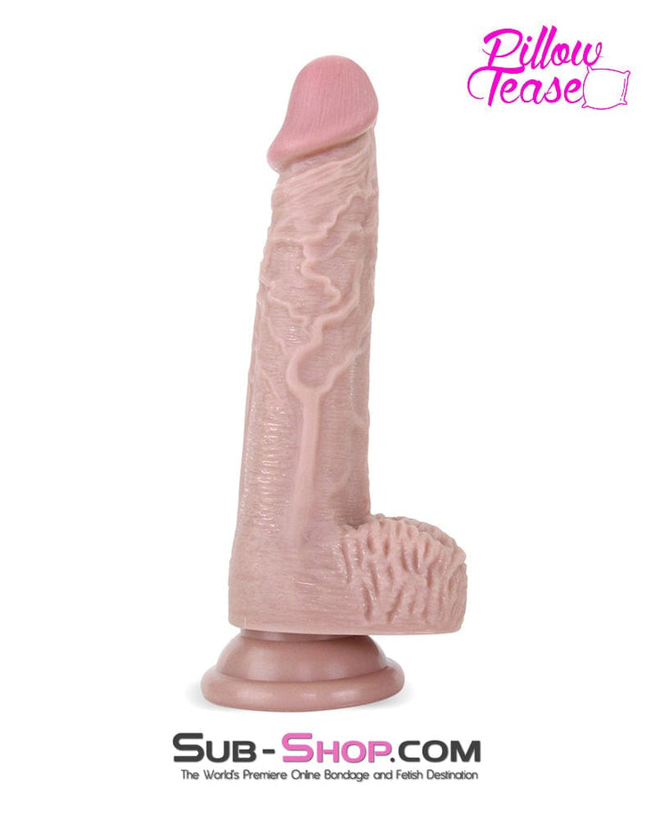 7912M      Mr. Dick 8.4” Realistic Dildo with Balls and Suction Cup Base Dildo   , Sub-Shop.com Bondage and Fetish Superstore