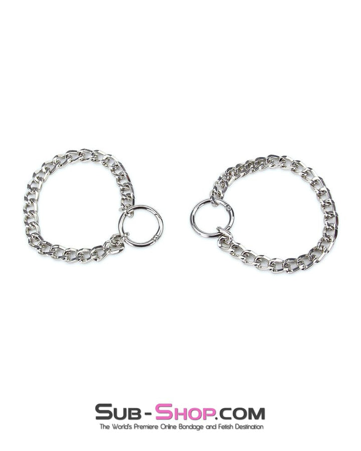 8878RS      Jeweled Chain Ankle Cuffs - MEGA Deal MEGA Deal   , Sub-Shop.com Bondage and Fetish Superstore