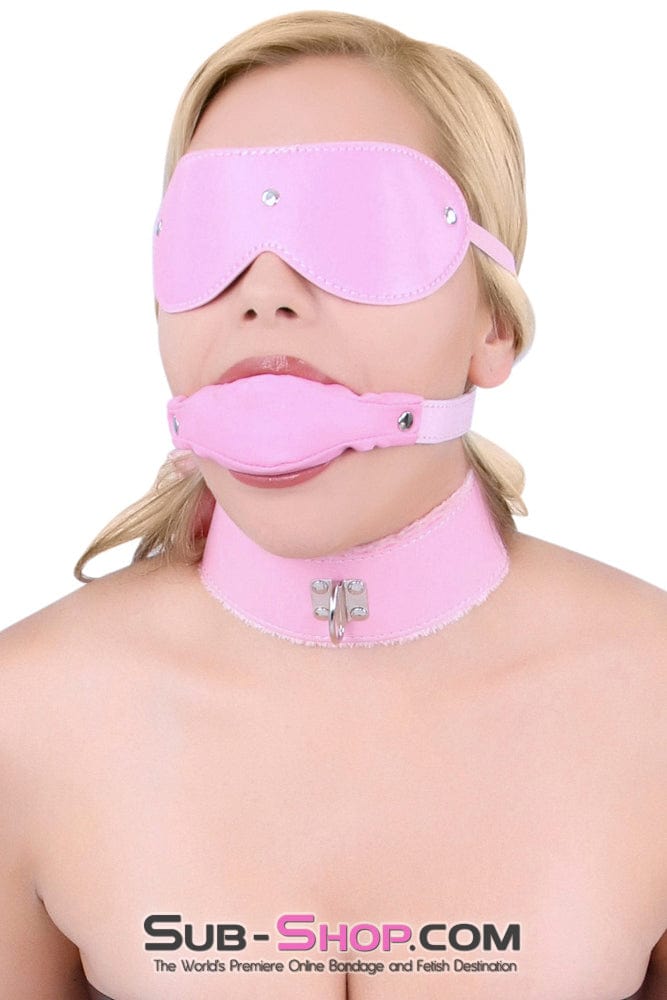 8916DL      Blinded By Love Pink Bondage Blindfold Blindfold   , Sub-Shop.com Bondage and Fetish Superstore