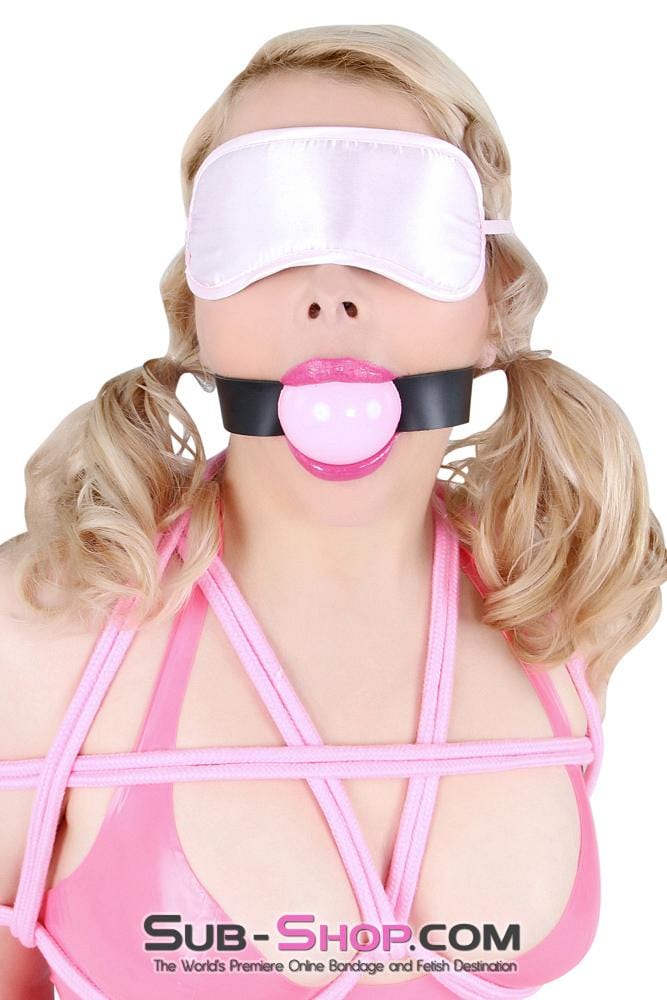 8923DL      Bondage Basics Pink Satin Blindfold Blindfold   , Sub-Shop.com Bondage and Fetish Superstore