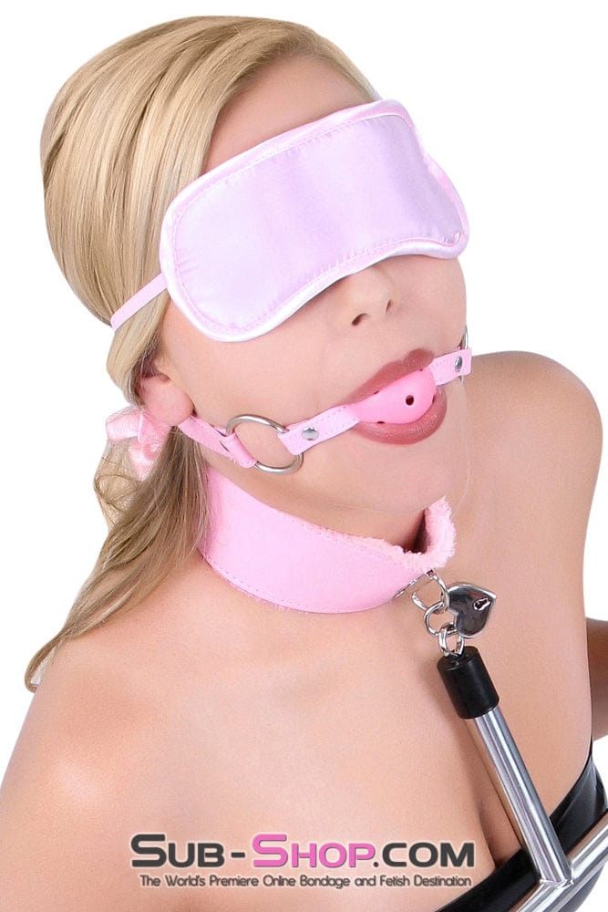 8923DL      Bondage Basics Pink Satin Blindfold Blindfold   , Sub-Shop.com Bondage and Fetish Superstore