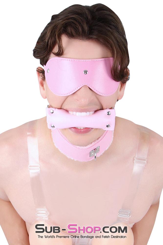 8916DL      Blinded By Love Pink Bondage Blindfold Blindfold   , Sub-Shop.com Bondage and Fetish Superstore