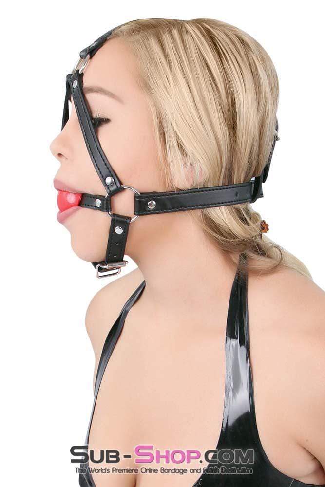 8993DL      Red Rubber Ballgag Bondage Trainer - SPECIAL OFFER! CHECKOUT SPECIAL OFFER   , Sub-Shop.com Bondage and Fetish Superstore