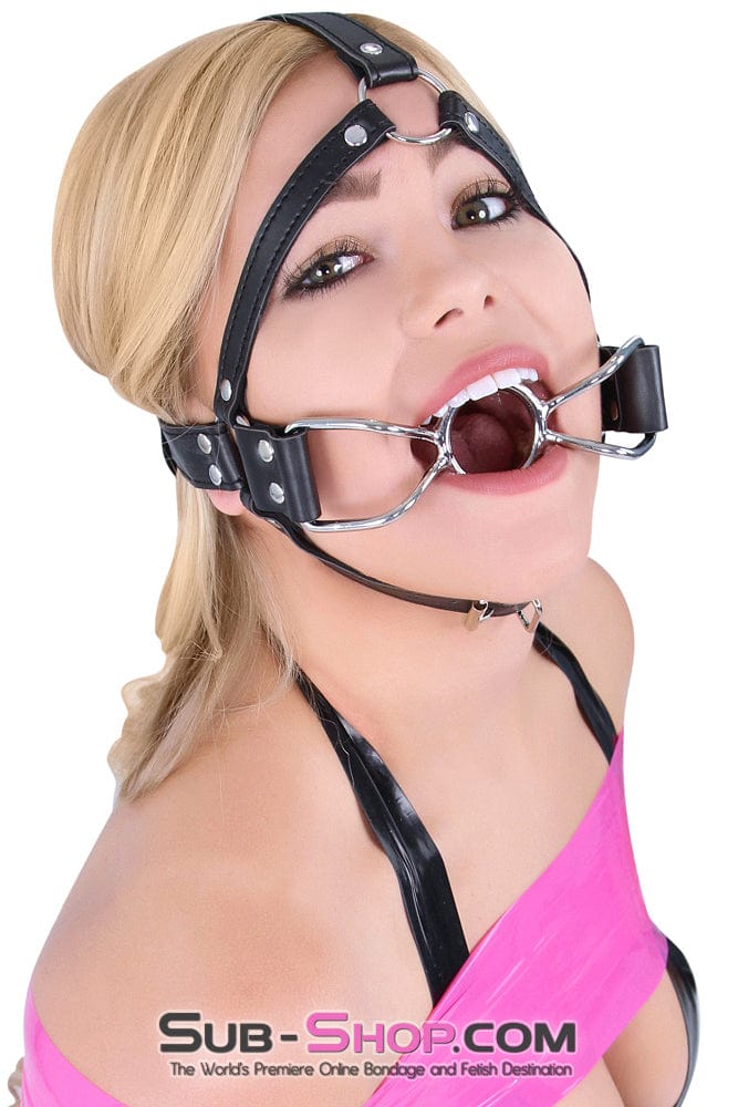 8997DL-SIS      French Kiss Sissy Slave Trainer Sissy Transformation Open Mouth Ring Gag Sissy   , Sub-Shop.com Bondage and Fetish Superstore