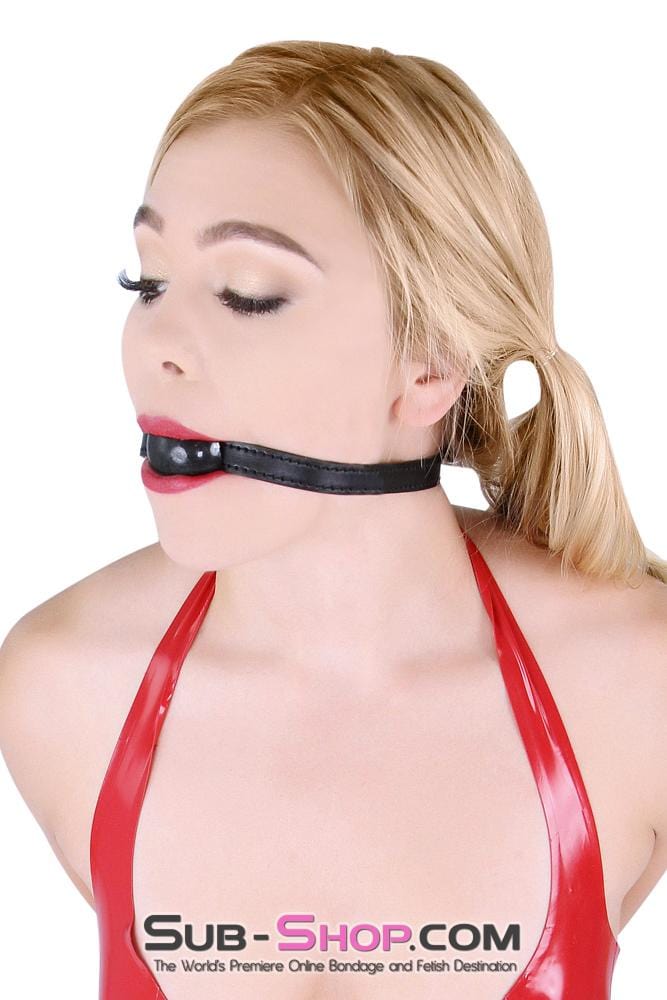 8999DL      Bondage Basics Black Rubber Classic Ball Gag - MEGA Deal Black Friday Blowout   , Sub-Shop.com Bondage and Fetish Superstore